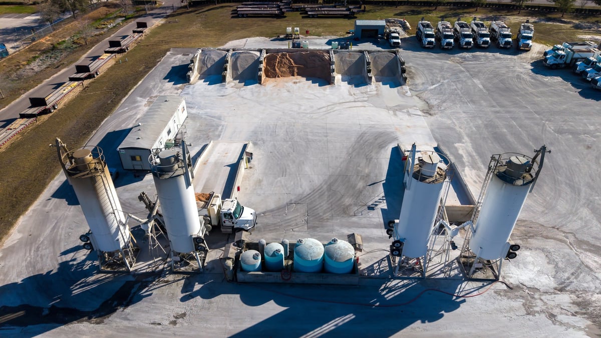 Bulk aggregates delivery